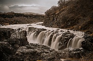Hraunfossar Waterfall in Iceland