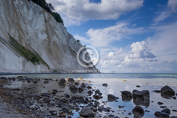Denmark the limestone and chalk cliffs. Denmark the limestone and chalk cliffs.