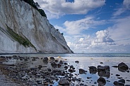 Denmark the limestone and chalk cliffs.