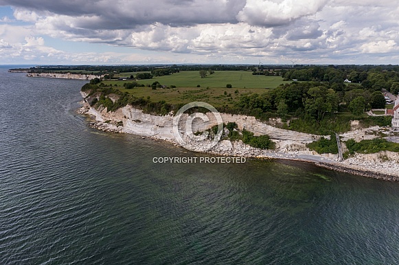 Denmark the limestone and chalk cliffs. Denmark the limestone and chalk cliffs.