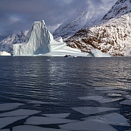 Icebergs - Scoresbysund - Greenland.