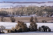 Winter landscape - Yorkshire Wolds - England