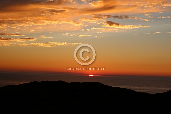Sunset from mortehoe Sunset from mortehoe