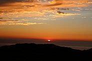 Sunset from mortehoe