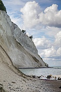 Denmark the limestone and chalk cliffs.