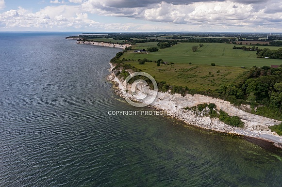 Denmark the limestone and chalk cliffs. Denmark the limestone and chalk cliffs.