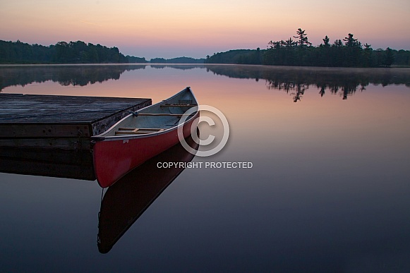 Sunrise at the dock