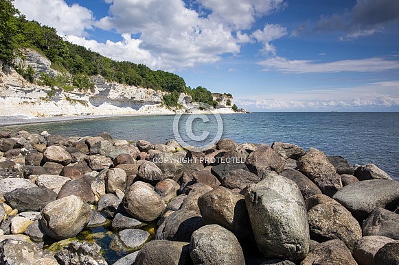Denmark the limestone and chalk cliffs. Denmark the limestone and chalk cliffs.
