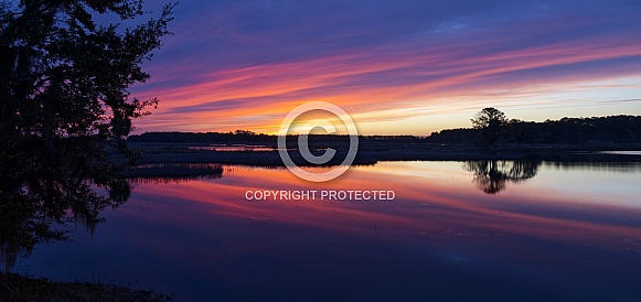 Sunrise at Bear Island South Carolina USA