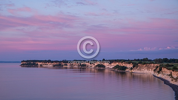Denmark the limestone and chalk cliffs. Denmark the limestone and chalk cliffs.