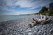 Denmark the limestone and chalk cliffs.