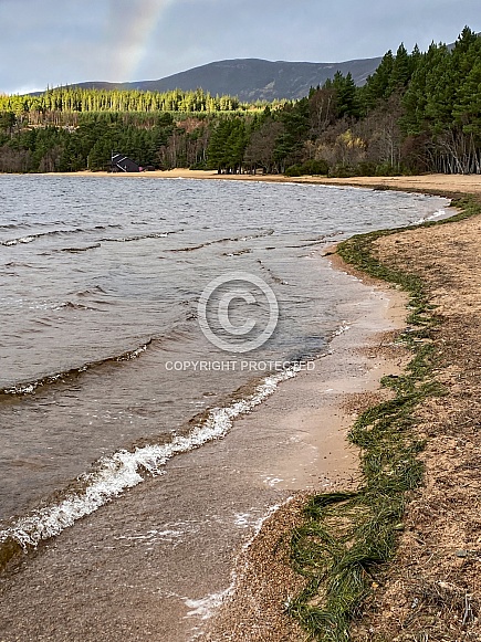 Loch Morlich - Cairngorm Mountains - Scotland Loch Morlich - Cairngorm Mountains - Scotland