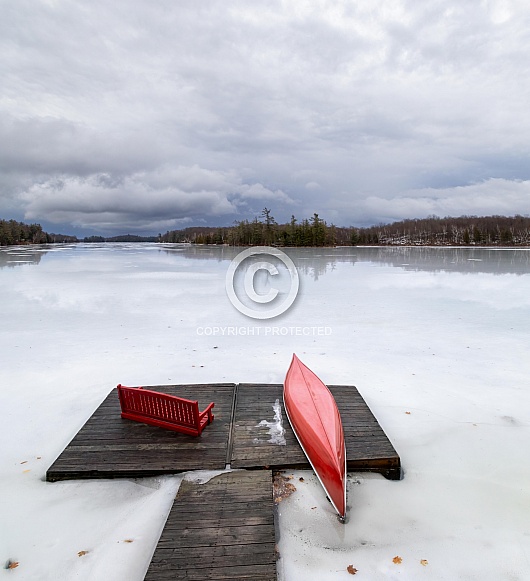 Winter at the lake