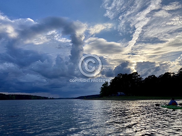 Dramatic Sky at the Lake