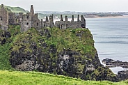 Coastal Landscape and Dunluce Castle - Northern Ireland