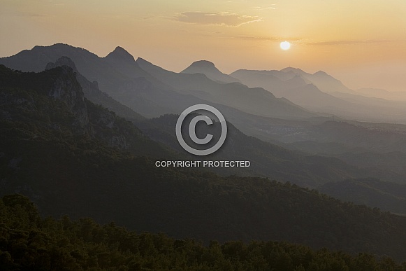 Kyrenia Mountain range - Turkish Republic of Northern Cyprus