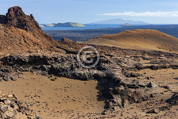 Volcanic landscape - Bartolome - Galapagos Islands