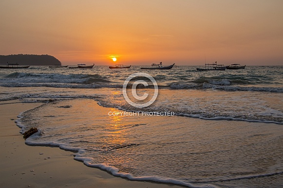 Sunset - Ngapali Beach - Myanmar