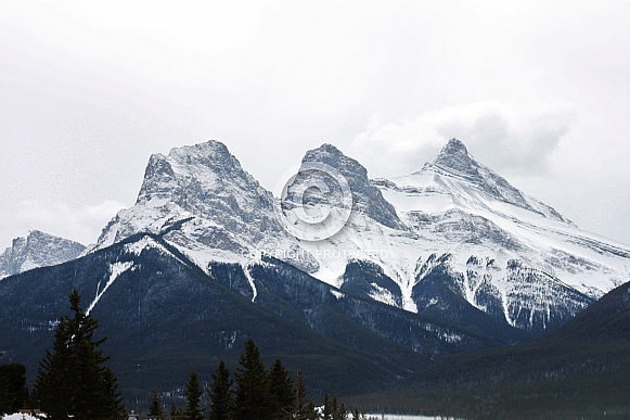 The Three Sisters - Rocky Mountains