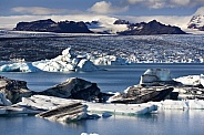Jokulsarlon glacier and lagoon - Iceland
