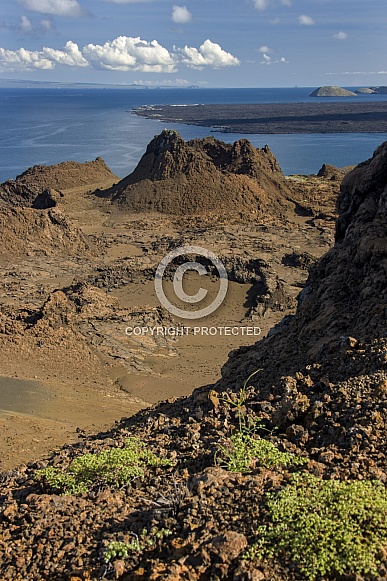 Volcanic landscape - Galapagos Islands - Ecuador