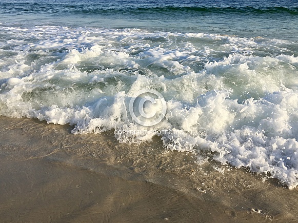 Foamy Waters at the Beach