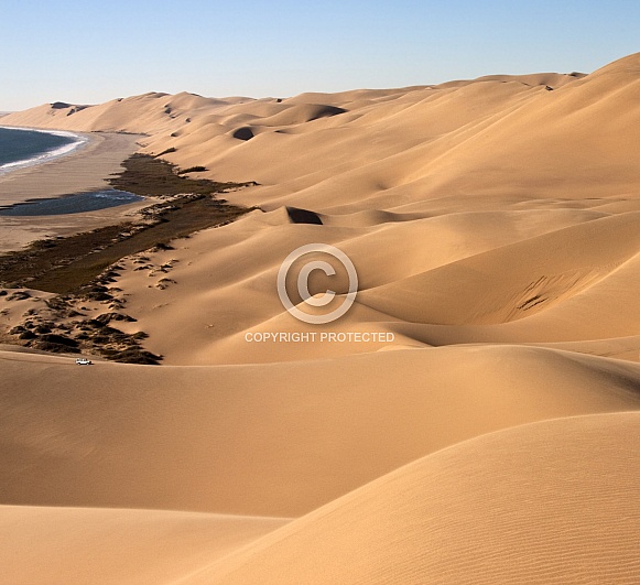 Sand dunes of the Namib Desert - Namibia