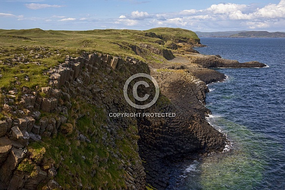 Basalt cliffs - Staffa - Scotland