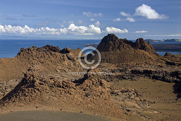 Volcanic landscape - Galapagos Islands - Ecuador