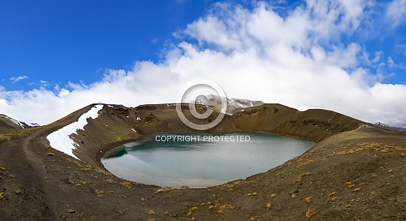 Volcanic caldera - Iceland
