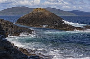 Basalt rock formation - Staffa - Scotland