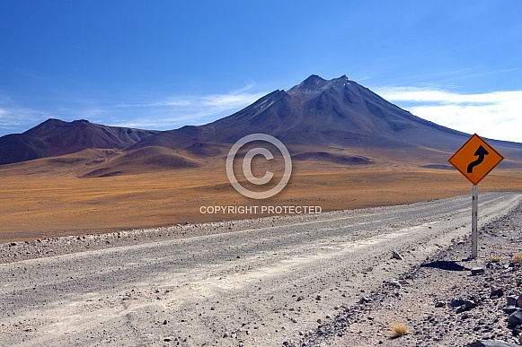 Miscanti Volcano - Atacama Desert - Chile