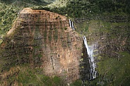 Waterfall from the air