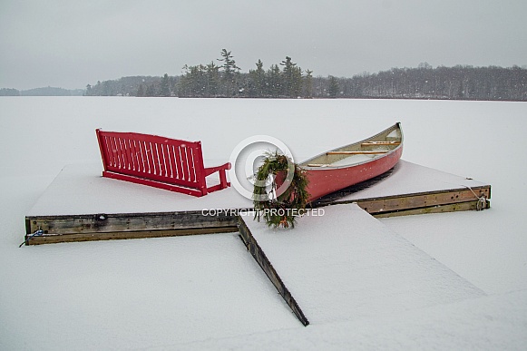 Christmas and the little red canoe