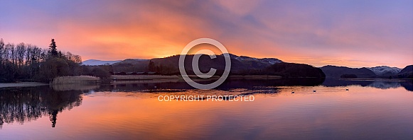 Dawn sunlight - Lake District - England