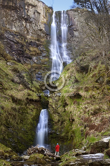 Pistyll Rhaeadr Waterfall - Powys  Wales