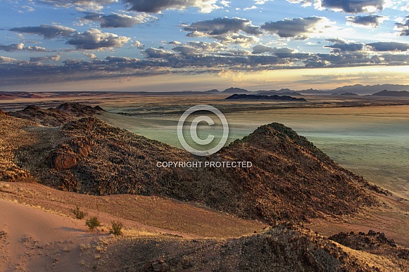 Aerial view - Namib Desert - Namibia