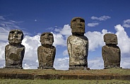 Moai of Easter Island