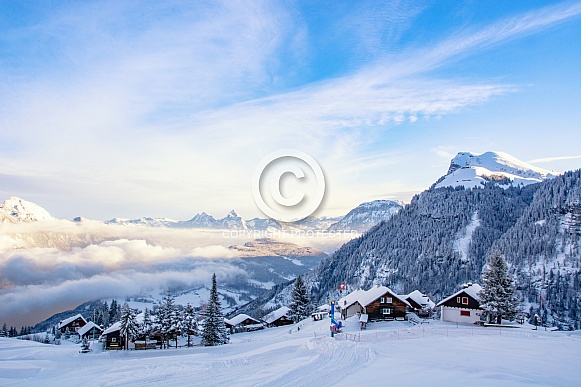 Wintertime in Switzerland