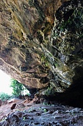 Cave and rocks