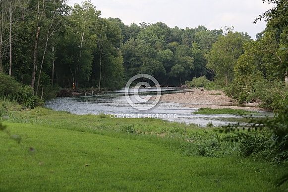 Peaceful river scene